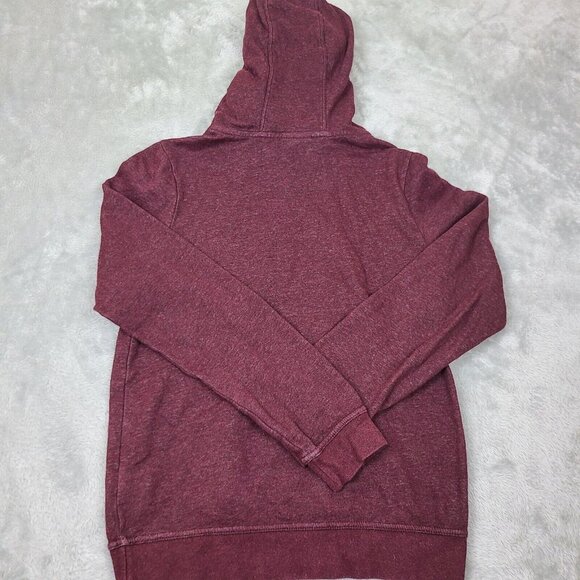 Womens Nike Pull Over Hoodie Size XS Thick Maroon G9 - Picture 7 of 7